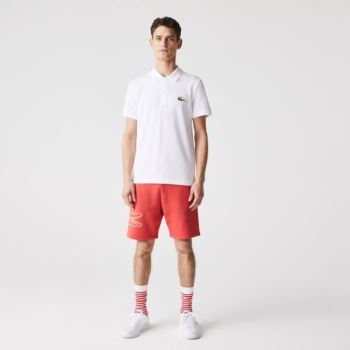 Lacoste Regular Fit Cotton Piqué Polo Pánské - Polo Bílé | CZ-uSuM2b